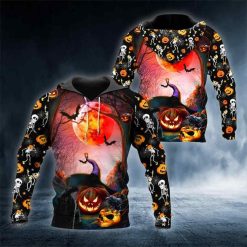 Happy Halloween Skull Hoodie