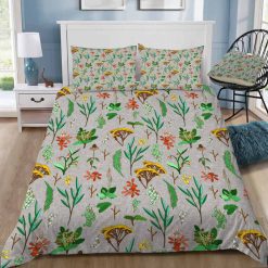 Herbal Study Linen Bedding Set