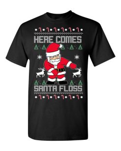 Here Comes Santa Floss Unisex Sweatshirt