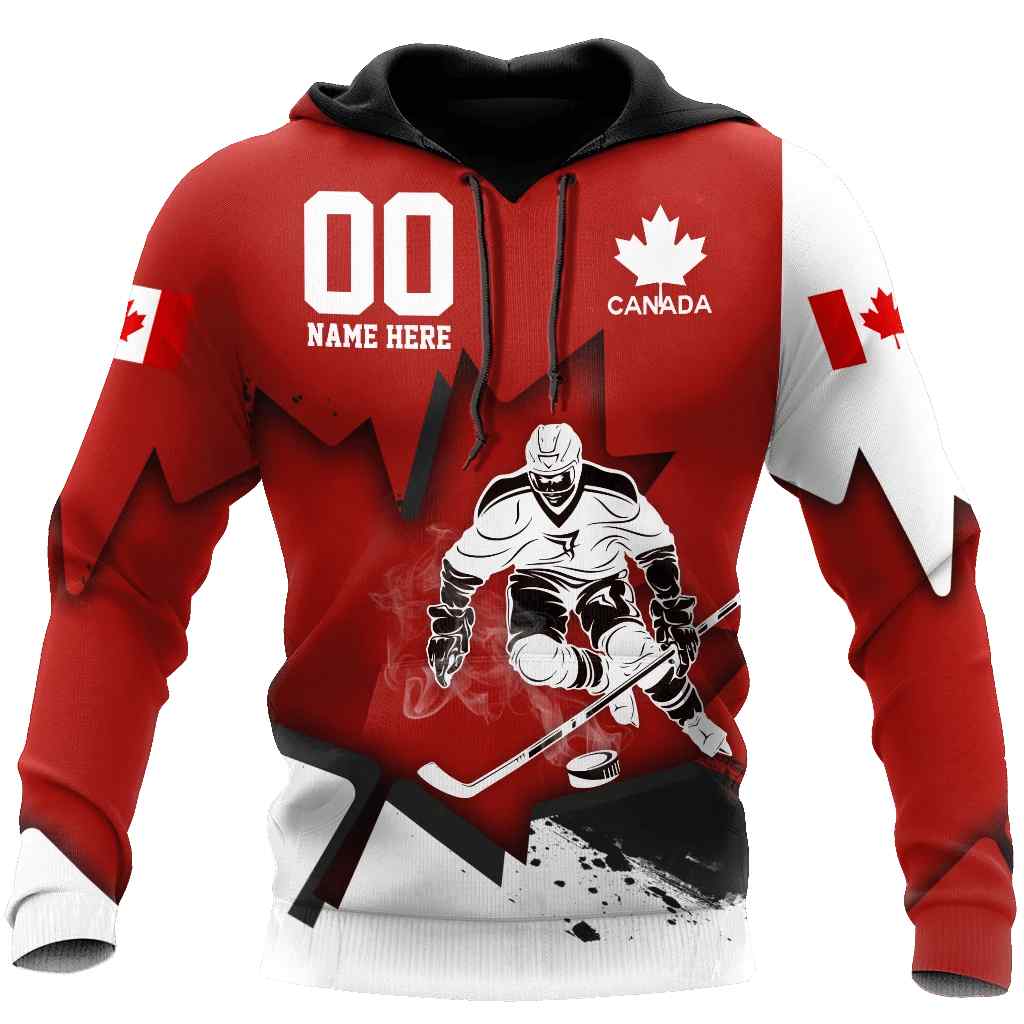 Hockey Canada Unisex Hoodie Custom Name