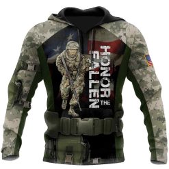 Honor The Fallen All Over Printed Hoodie For Men and Women TRPT