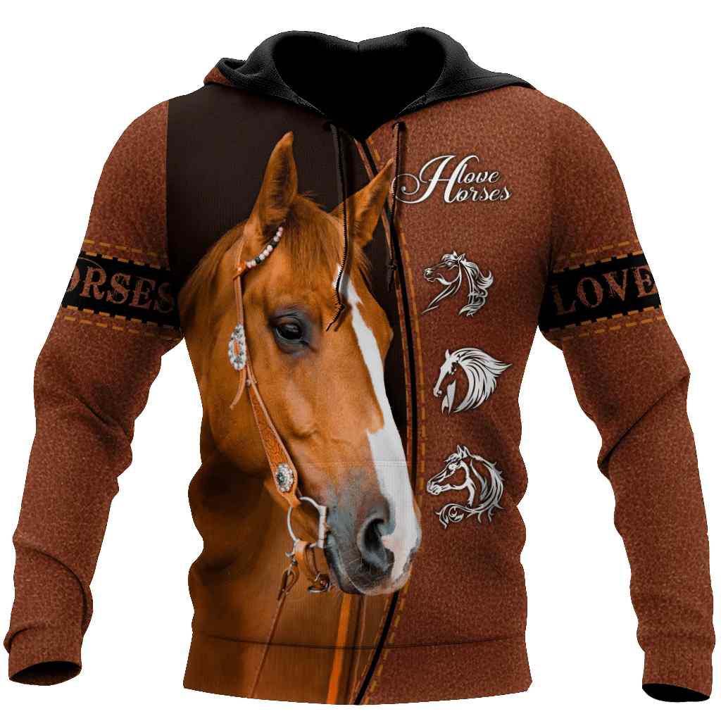 Horse All Over Printed Hoodie MH