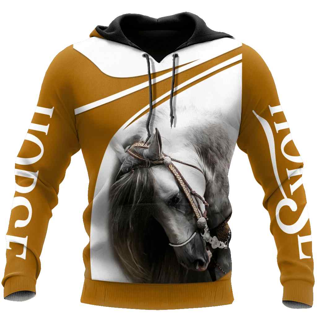 Horse All Over Printed Hoodie TNA