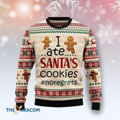 I Ate Santa Cookie Awesome 3D Sweater Christmas