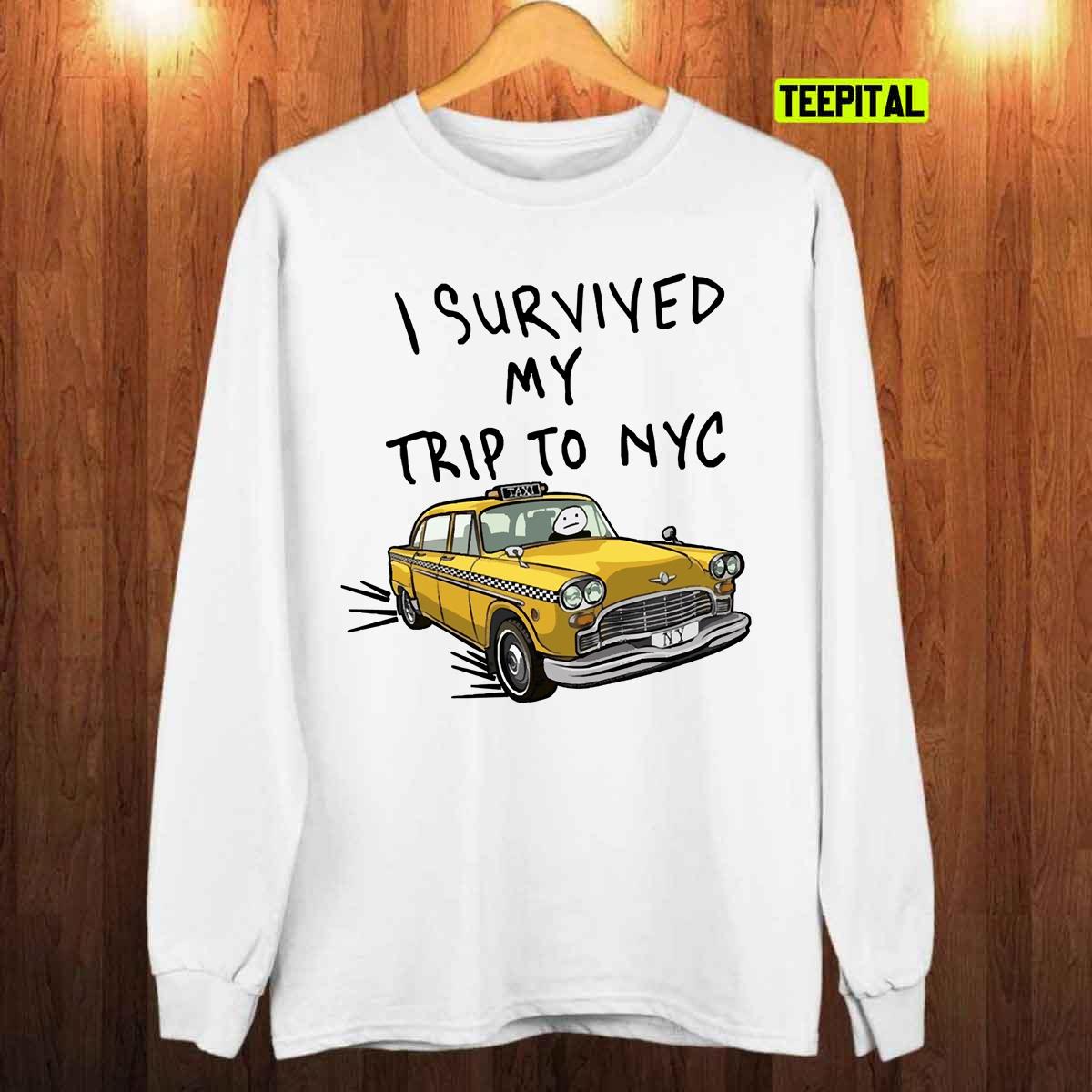 I Survived My Trip to NYC Yellow Cab T-Shirt