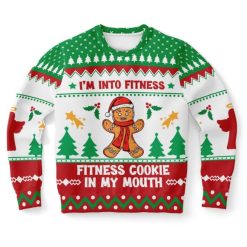 I’m Into Fitness Cookie In My Mouth Ugly Wool Knitted Sweater