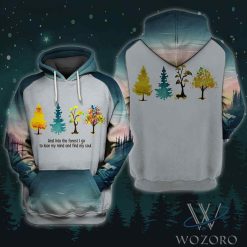 Into The Forest 4 Trees Camping Hoodie