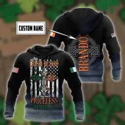 Irish St Patrick Day Unisex Hoodie VP Custom Name XT