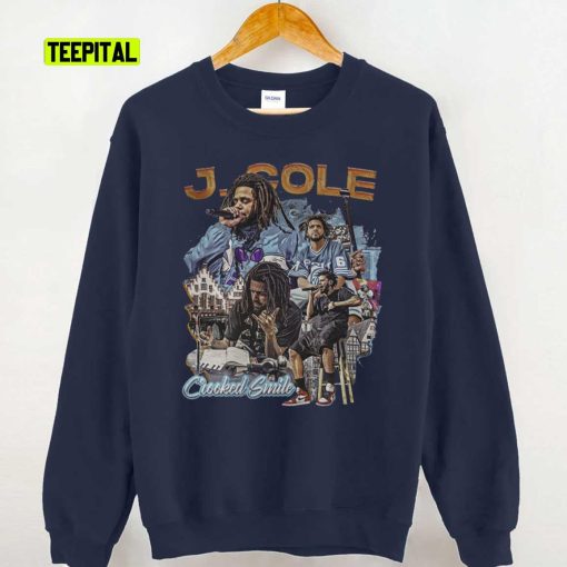 J Cole Crooked Rapper Vintage Bootleg Raptees 90s T-Shirt