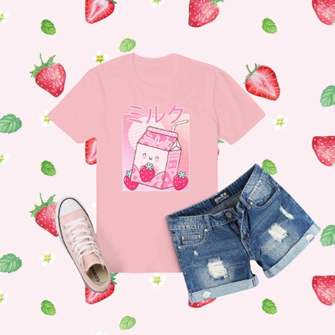 Japanese Strawberry Milk Unisex T-shirt