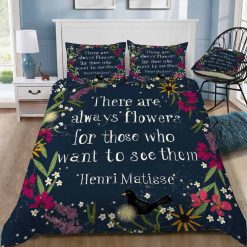 Joy Laforme Always Flowers Bedding Set