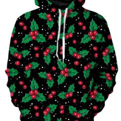 Kisses Mistletoe Christmas Pullover And Zipped 3D Hoodie