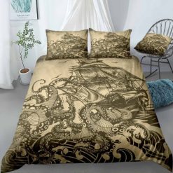 Kraken Ship Bedding Set