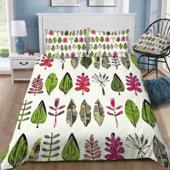 Leaves And Feathers Bedding Set