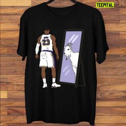LeBron James Mirror Goat LA Lakers T-Shirt