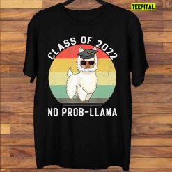 Llama Alpaca Cap Senior Graduation Senior 2022 Unisex T-Shirt