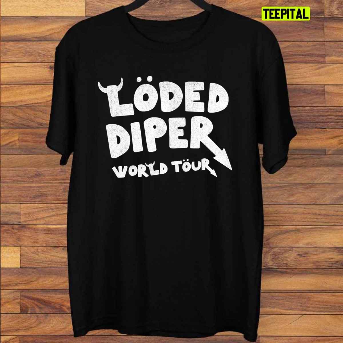 Loded Diper World Tour Vintage Funny Rodrick Heffley T-Shirt