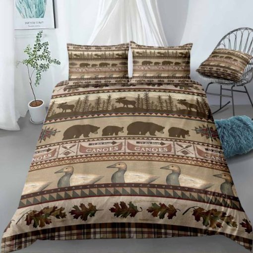 Lodge Look Bear Duck Bedding Set