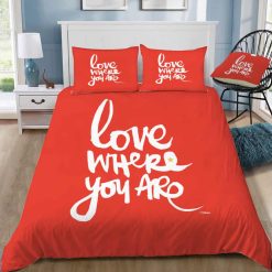 Love Red Bedding Set