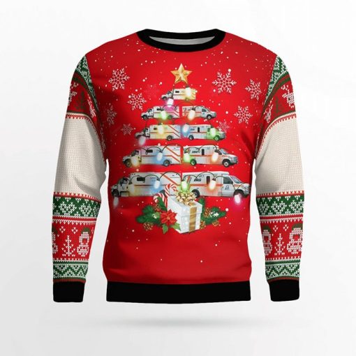 Merry Christmas Lambton EMS Ugly Sweater Sweatshirt