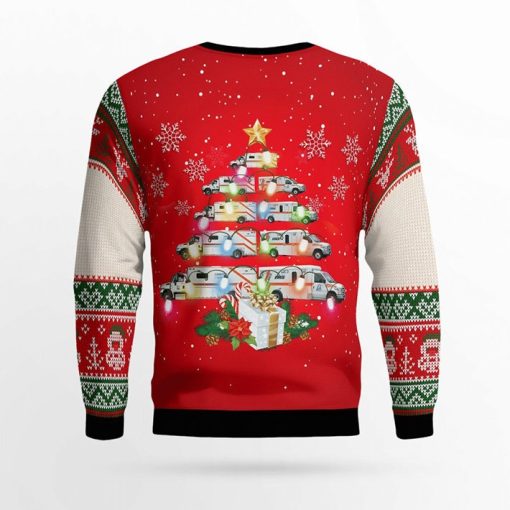 Merry Christmas Lambton EMS Ugly Sweater Sweatshirt