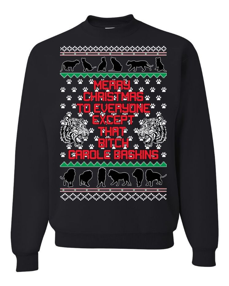 Merry Xmas To Everyone BUT Carole Baskins Ugly Christmas Sweater