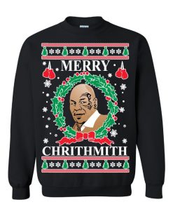 Mike Tyson Merry Chrithmith Ugly Christmas Sweater