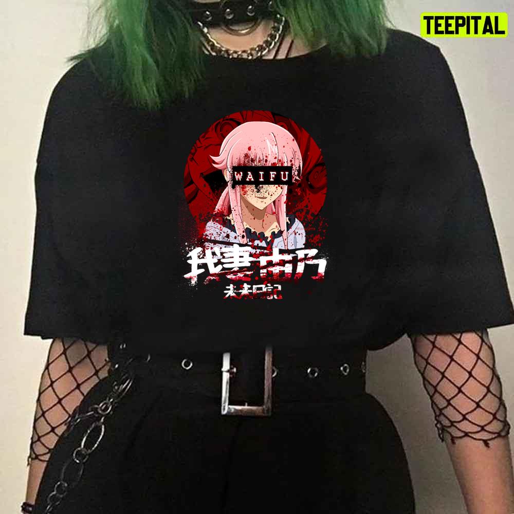 Mirai Nikki Gasai Yuno Waifu T-Shirt – Teepital – Everyday New Aesthetic  Designs