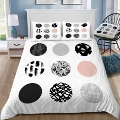 Mixed Media Dots Bedding Set