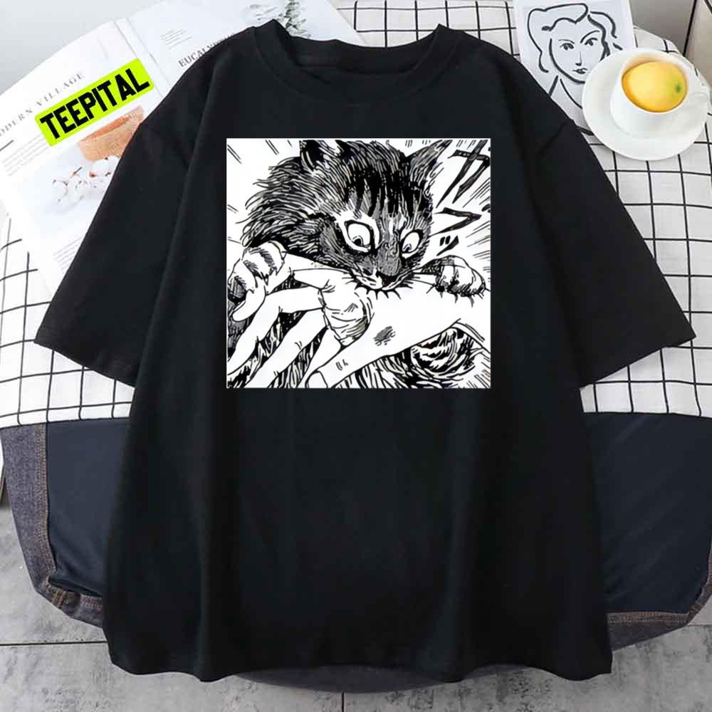 My Cute Cat Tomie Junji Ito Horror Manga Anime Unisex T-Shirt