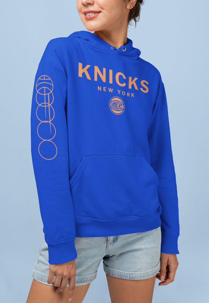 New York Knicks Cut Off Moderate Special Royal Bule Unisex T-Shirt