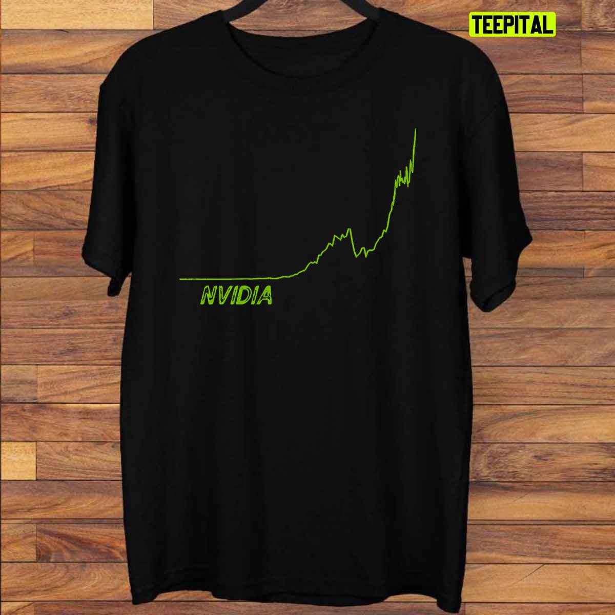 Nvidia Stock Graph T-Shirt