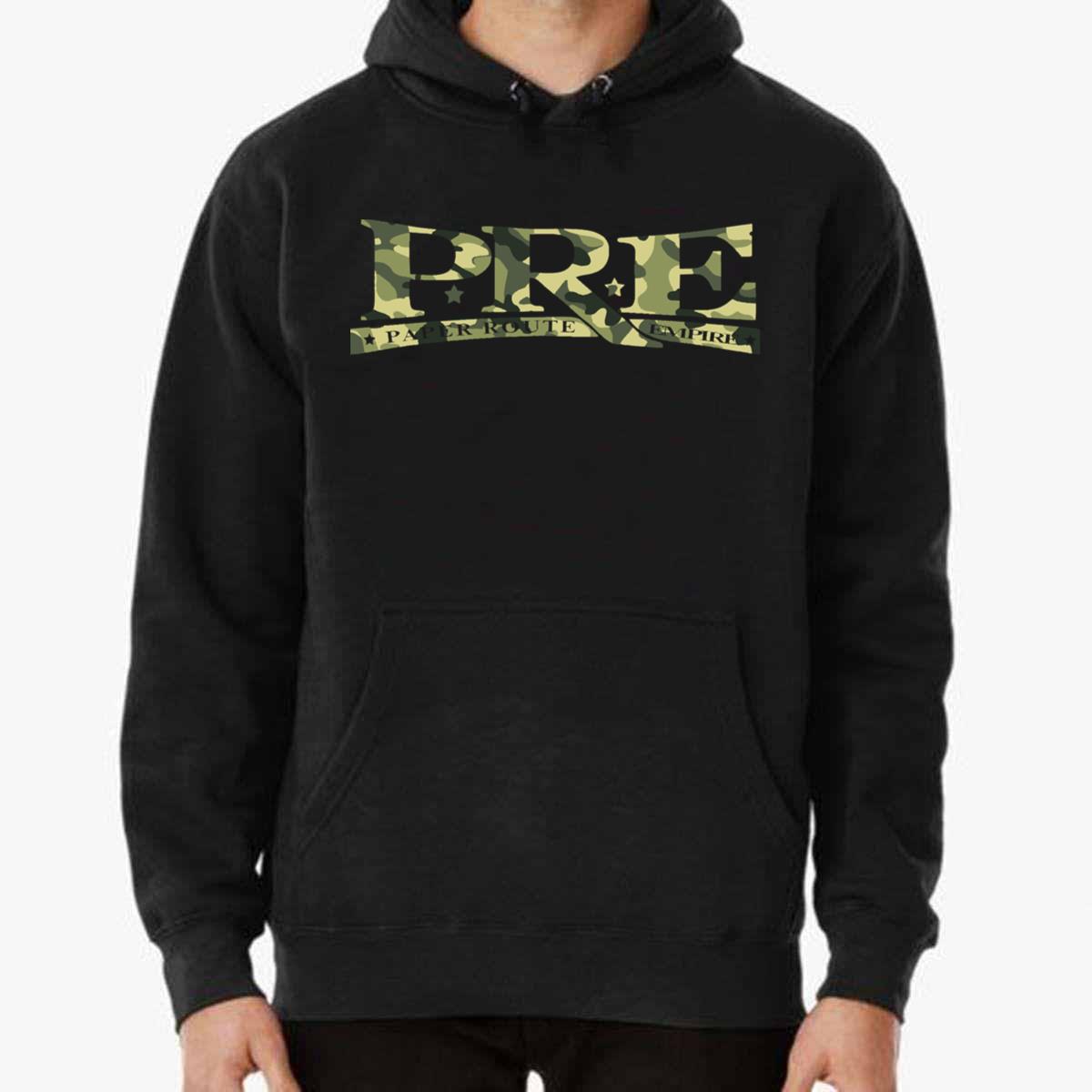 PRE2 Camo Camouflage Paper Route Empire T-Shirt