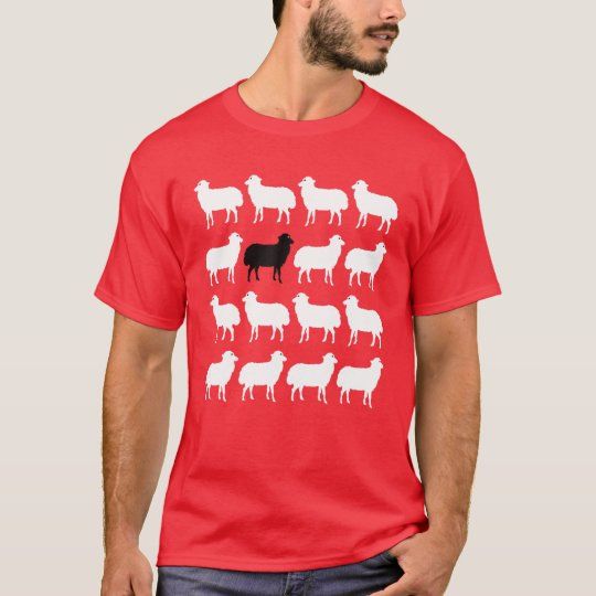 Princess Diana Christmas Holiday Black Sheep T-Shirt