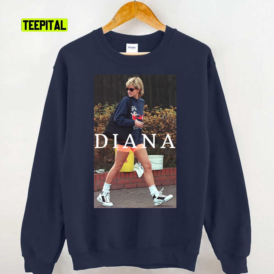 Princess Diana Fly Virgin Atlantic Iconic Sweatshirt