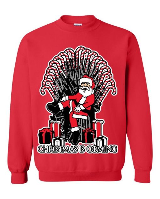 Santa Christmas Is Coming Game Of Throne Christmas Sweater