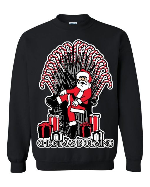 Santa Christmas Is Coming Game Of Throne Christmas Sweater