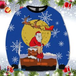 Santa Claus Has Troubles Awesome Christmas 3D Sweater