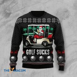 Santa Clause And Golf Sucks 3D Xmas Sweater