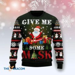 Santa Give Me Some Mask 3D Christmas Sweater