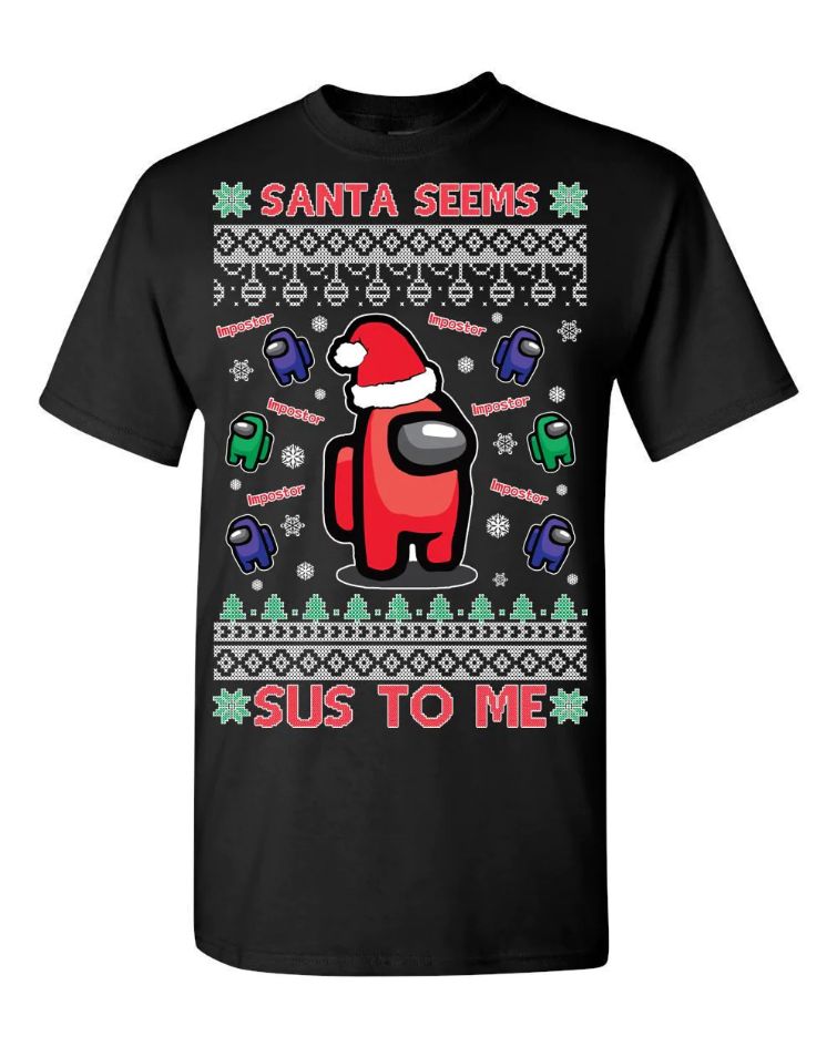 Santa Seems Sus To Me Unisex Sweatshirt
