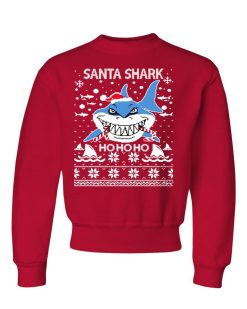 Santa Shark Ugly Christmas Sweater