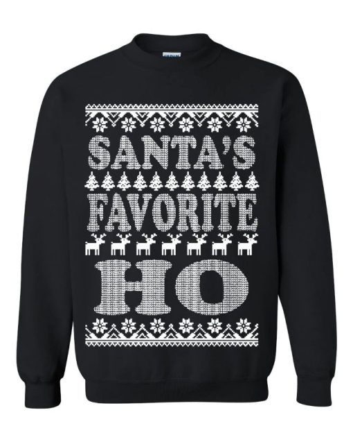 Santa’s Favorite Ho Ugly Christmas Sweater Shirt