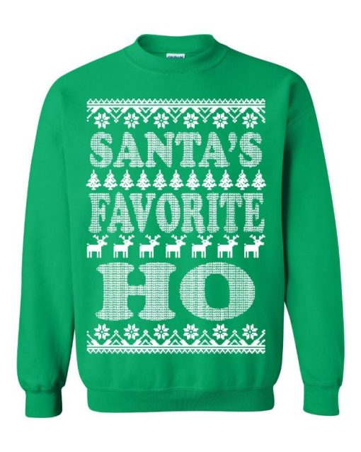 Santa’s Favorite Ho Ugly Christmas Sweater Shirt