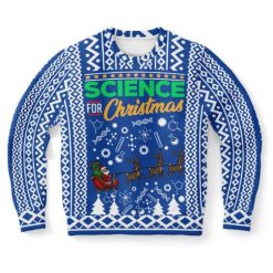 Science For Christmas Ugly Christmas Wool Knitted Sweater