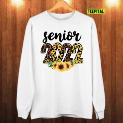 Senior 2022 Sunflower Leopard Sweatshirt