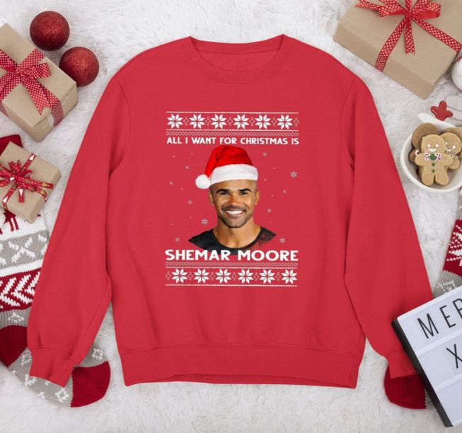 Shemar Moore All I Want For Christmas Sweatshirt