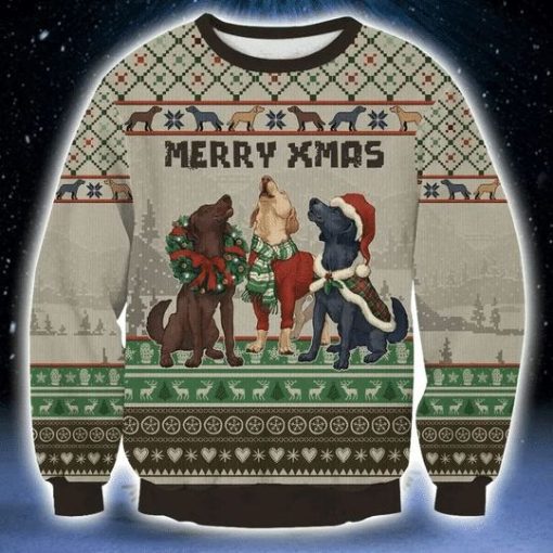 Sing Christmas With Labrador Friends 3D Christmas Sweater