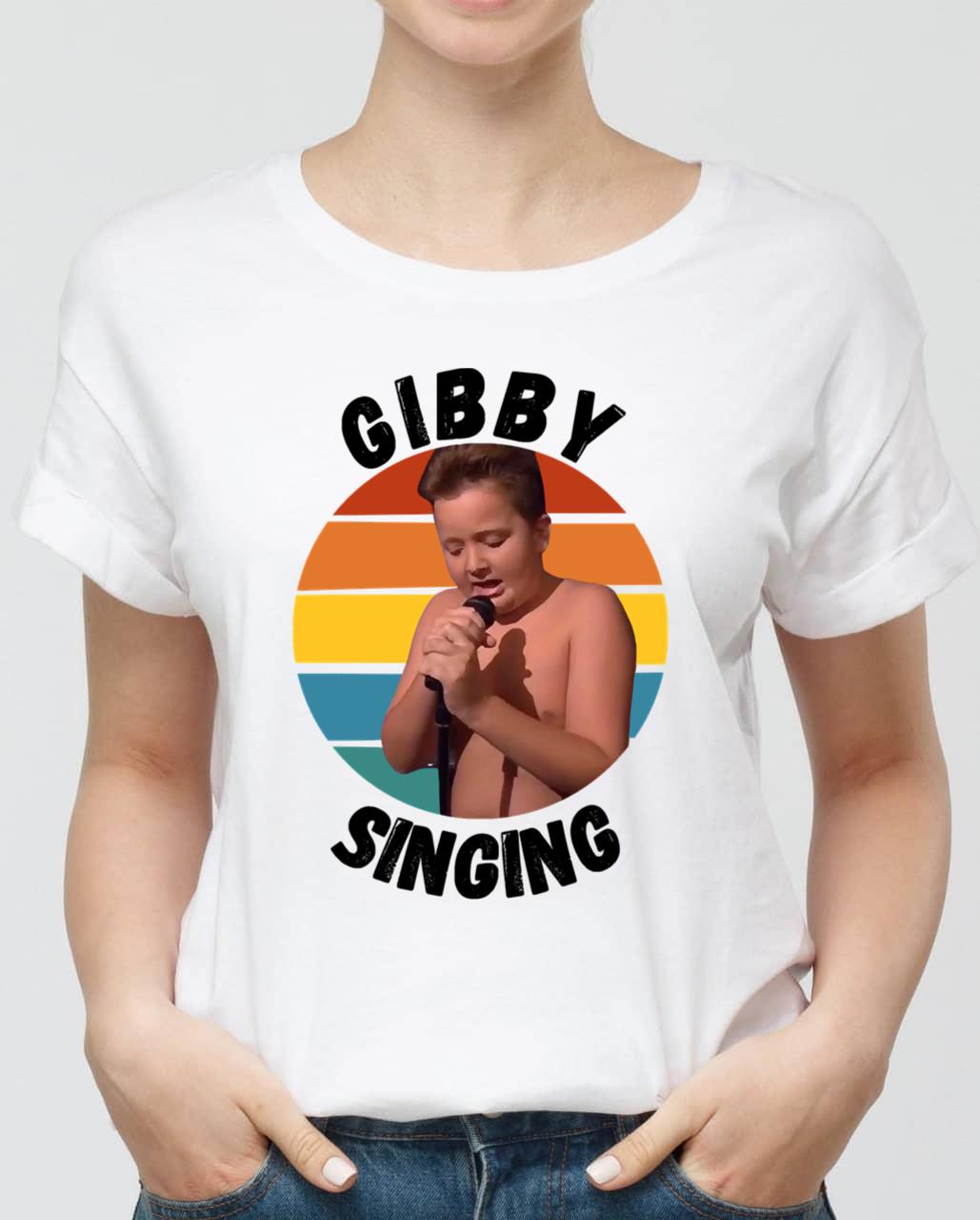 Singing Gibby Retro T-Shirt
