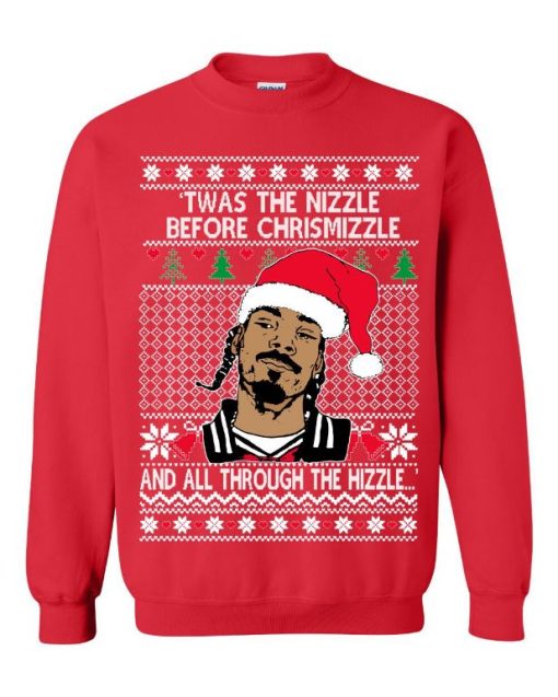 Snoop Dog Fo Shizzle Dizzle Snoop Dog Ugly Christmas Sweater